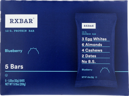 RXBAR: Blueberry Protein Bars, 5 pk