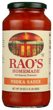 This rich blend of Italian tomatoes, Parmigiano Reggiano and Pecorino Romano cheeses with a splash of vodka is a bright, creamy sauce that accents any dish.