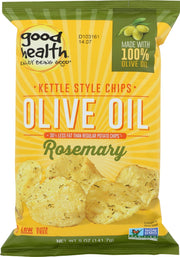 These olive oil, rosemary kettle-cooked potato chips give you a savory, herb-filled zest with a dusting of sea salt and pinch of rosemary. Pair with your favorite dip and sandwich to give those taste buds unforgettable flavor
