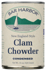 Made with sustainably harvested clams, potatoes, herbs and spices, this condensed soup is a great meal in a can. Add water, clam juice or milk.