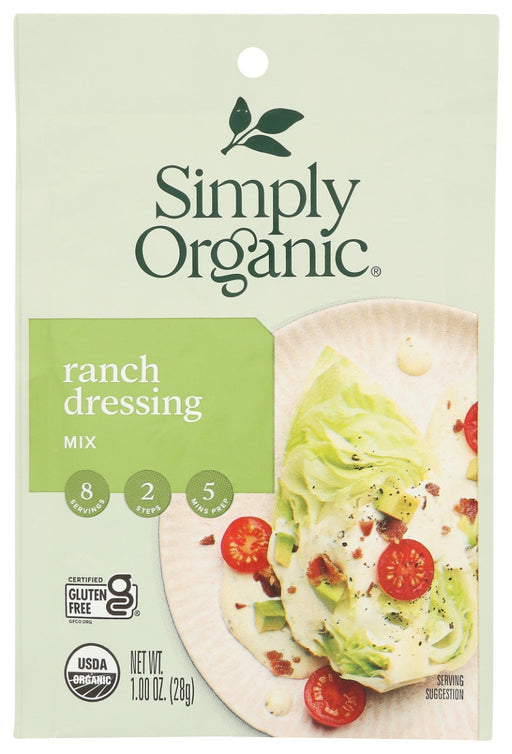 Creating rich, homemade buttermilk ranch dressing is a snap with this mix featuring classic ingredients like garlic, onion, parsley and black pepper.
