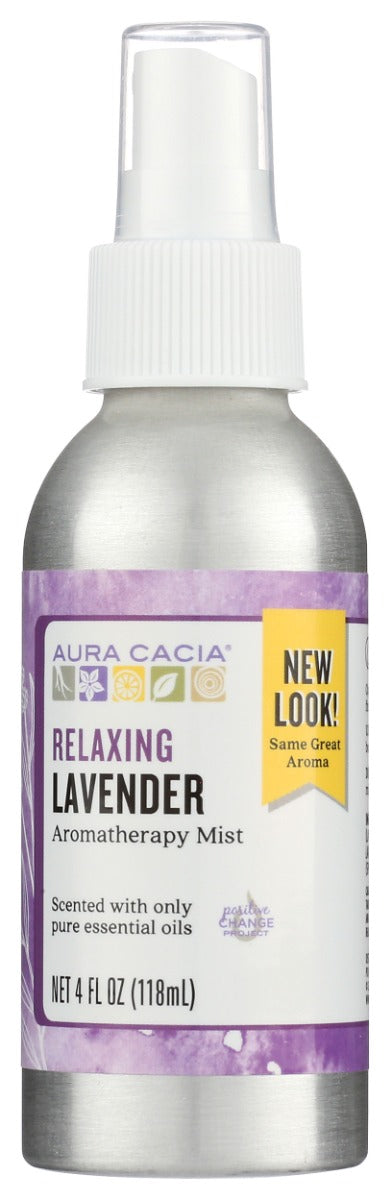 Like breathing in the sweet aroma of  fresh lavender flowers, Aura Cacia Relaxing Lavender Mist will calm the mind and soothe the body.