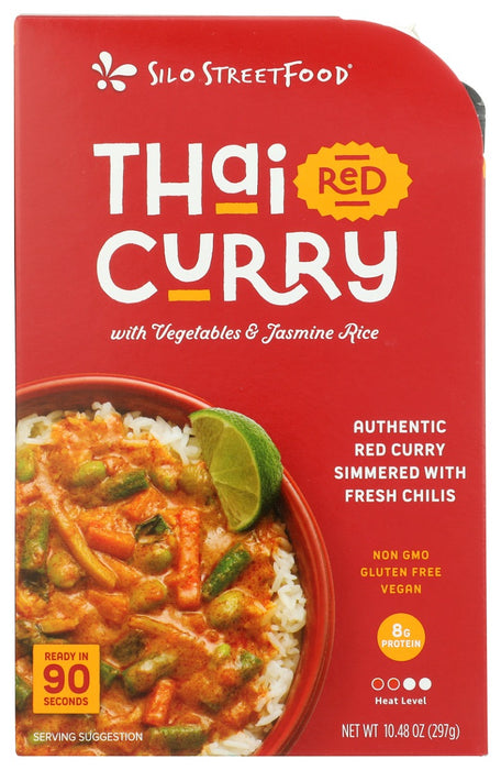 SILO STREETFOOD: Thai Red Curry with Vegetables and Jasmine Rice, 10.48 oz