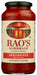 Rao's Homemade Arrabbiata or œangry Sauce is a spicy pasta sauce made from tomatoes, garlic, olive oil, and crushed red peppers. Arrabbiata refers to the flavor profile of this pasta sauce made with the perfect amount of crushed red pepper to add a subtle yet spicy kick to any meal. This pasta sauce is prepared in small batches and slow simmered to achieve the most authentic Italian flavor.