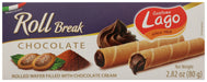 GASTONE LAGO: Roll Break Chocolate Wafer, 2.82 oz