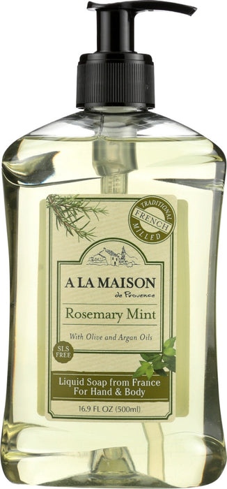 A LA MAISON: Rosemary Mint Liquid Hand Soap, 16.9 fo