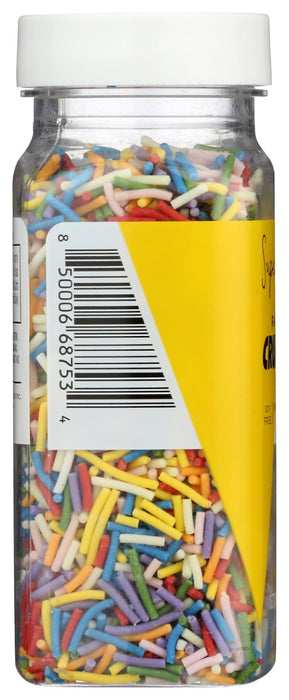 SUPERNATURAL: Rainbow Crunchies Sprinkles, 3 oz
