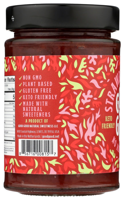 GOOD GOOD: Strawberry Jams No Added Sugar, 12 oz
