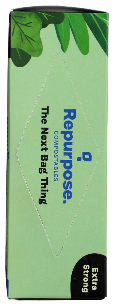 REPURPOSE: Compostable Tall Kitchen Bag 13gallon, 12 ea