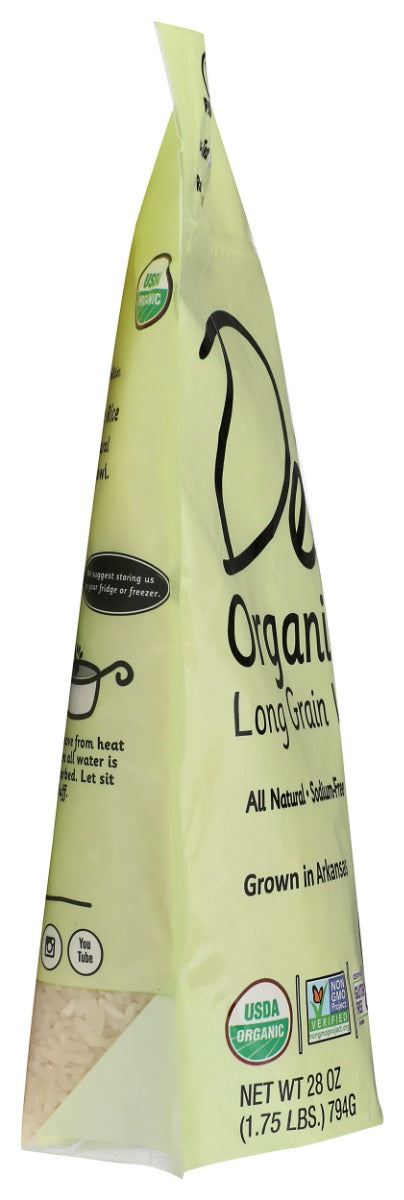 DELLA GOURMET: Organic Long Grain White Rice, 28 oz