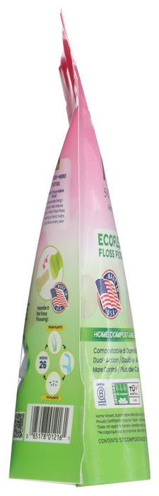 RADIUS: Ecoflex Kids Bubblegum Floss Picks 50 Count, 1 ea