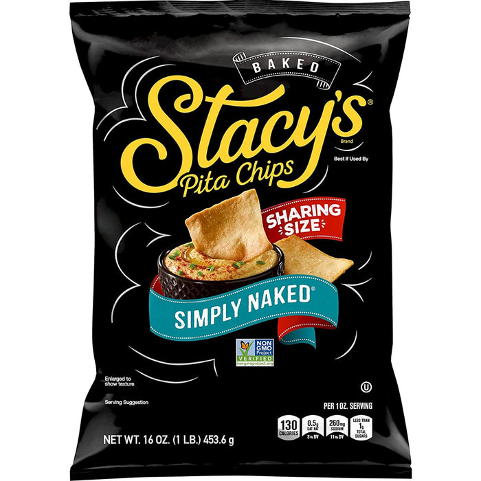 STACYS PITA CHIP: Simply Naked Pita Chips, 16 oz