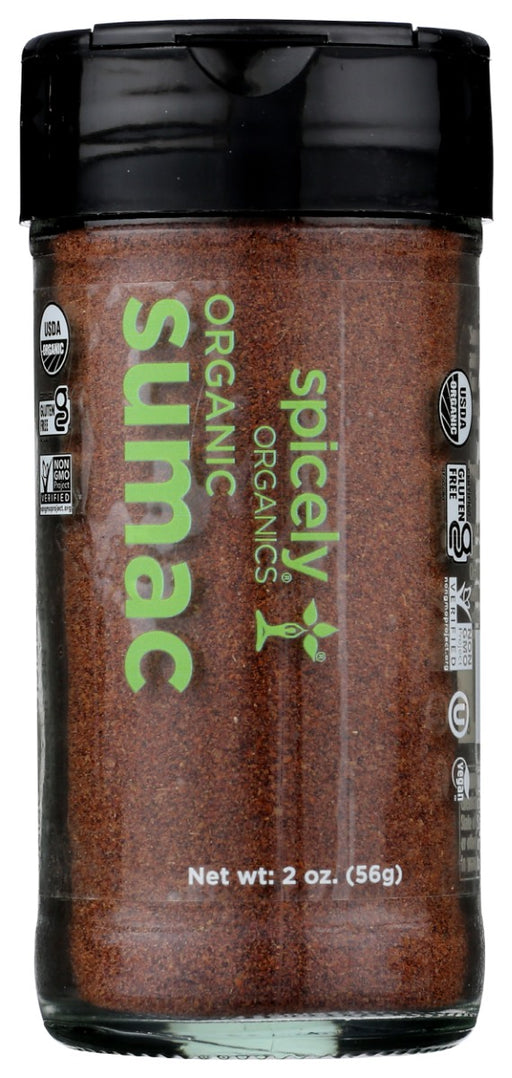 SPICELY ORGANICS: Organic Sumac Ground Jar, 2 oz