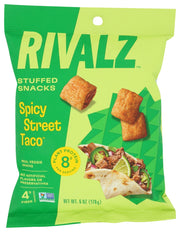 RIVALZ: Spicy Street Taco Stuffed Snacks, 6 oz