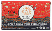 NATURAL CATCH: Tuna Spicy Chili, 4.4 oz