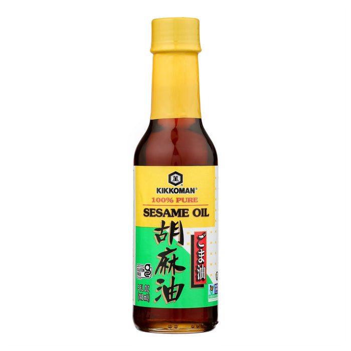 A versatile product, it's an essential flavor in Asian dishes and is perfect for seasoning stir fries or soups after cooking. Kikkoman® Sesame Oil is heart healthy and preservative free, and made with the highest standards of quality that consumers have come to expect from Kikkoman.