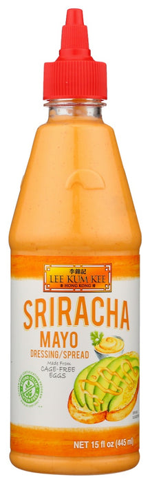 Lee Kum Kee Sriracha Mayo is a smooth mover in the kitchen. Spicy, zesty, and creamy all in one, this is a sauce that puts the ZING in amazing.Use this to add to your marinades, sandwiches, wraps, dips, spreads, and more!