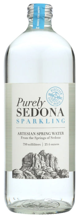 PURELY SEDONA: Sparkling Spring Water, 25.4 fo
