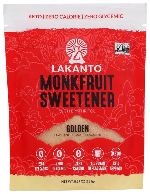 Lakanto Monk Fruit Sweetener is the only zero-calorie, zero-glycemic sweetener that is just like sugar. It is made from Monk Fruit which was used for centuries in eastern traditional herbalism to increase chi and well-being, earning it the nickname œThe Immortals' Fruit. We still grow and harvest Monk Fruit for Lakanto in the same pristine area and according to traditional and environmental methods.