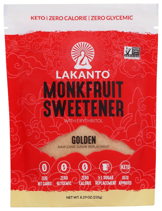 Lakanto Monk Fruit Sweetener is the only zero-calorie, zero-glycemic sweetener that is just like sugar. It is made from Monk Fruit which was used for centuries in eastern traditional herbalism to increase chi and well-being, earning it the nickname œThe Immortals' Fruit. We still grow and harvest Monk Fruit for Lakanto in the same pristine area and according to traditional and environmental methods.