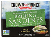Naturally smoked over hardwood chips; hand packed in pure cold pressed extra virgin olive oil
Non-GMO Project Verified
Contains 1,860 mg omega-3 per serving
Certified Paleo; Keto Certified; Gluten free; Kosher
Excellent source of protein and calcium
Good source of vitamin D and iron
Available in 3.75-ounce cans with pull-top lids
Sustainably wild caught, Product of Scotland
Refrigerate after opening
Changes to the Nutrition Facts Label
