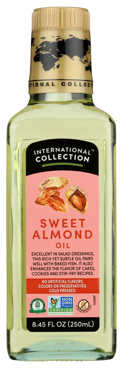 Our pressed sweet almond oil brings an additional dimension to any dish. Its subtle, marzipan-like flavor adds a nutty warmth to stir-fries and salads, and is perfect in cookies, muffins, cakes and traybakes.