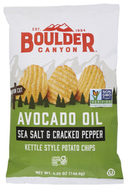 Made from an original family recipe with premium, American grown potatoes, our chips are thickly sliced and kettle cooked in small batches " guaranteeing a satisfying crunch that can be heard throughout the canyon.