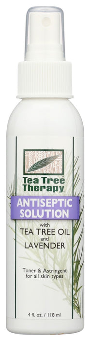TEA TREE THERAPY: Antiseptic Solution, 4 fo