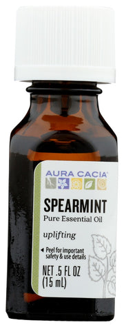 Spearmint (Mentha spicata) essential oil is ideal for gentle applications. Its cooling properties make it great for energy support and body care. Of the mints, spearmint's gentler nature makes it more suitable for children and the elderly, compared to its counterpart peppermint.