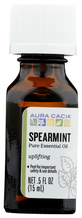 Spearmint (Mentha spicata) essential oil is ideal for gentle applications. Its cooling properties make it great for energy support and body care. Of the mints, spearmint's gentler nature makes it more suitable for children and the elderly, compared to its counterpart peppermint.