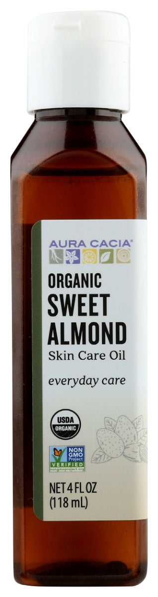 Sweet almond (Prunus amygdalus dulcis) is one of the most diverse and accessible skincare oils. Its versatility lends well to DIY recipes, natural skin and body care, and home care applications. It is a favorite carrier oil for many aromatherapists.
Sweet almond oil is clear to light yellow. Its aroma ranges from odorless to a mild nutty scent.