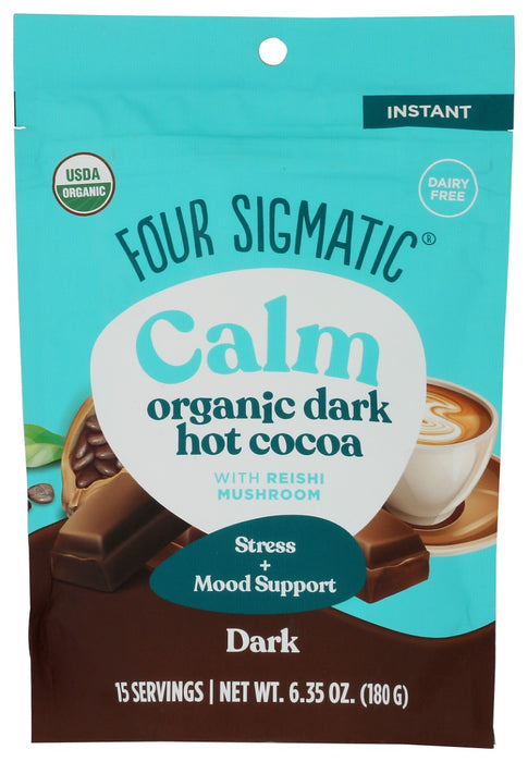 FOUR SIGMATIC: Calm Dark Hot Cocoa, 6.35 oz