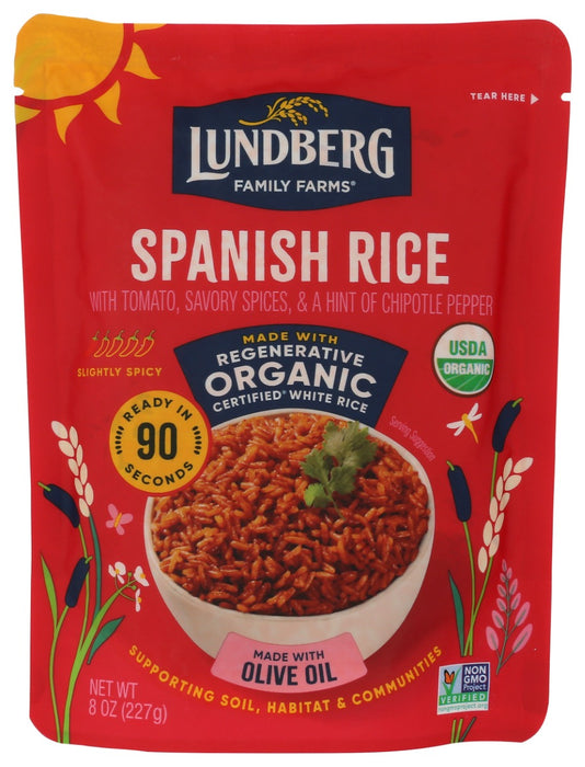 LUNDBERG: Organic 90 Second Spanish Rice, 8 oz