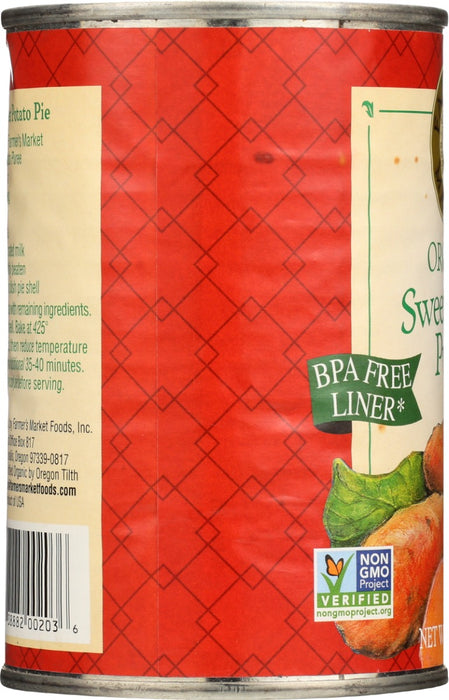 FARMERS MARKET FOODS: Organic Sweet Potato Puree, 15 oz