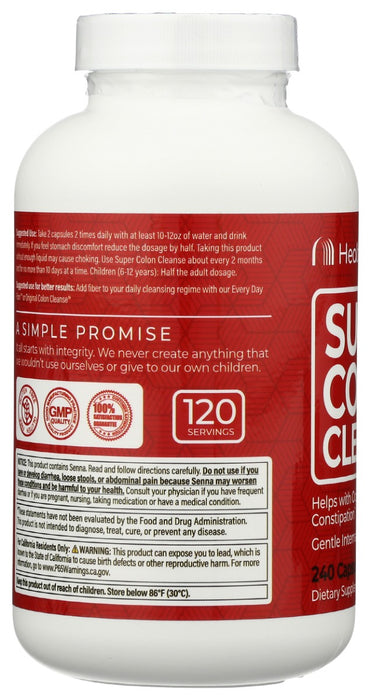 HEALTH PLUS: Super Colon Cleanse, 240 cp