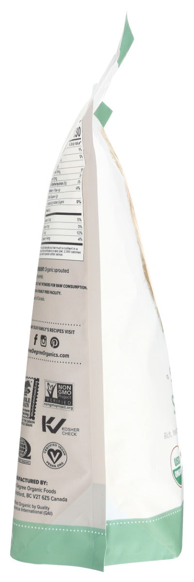 ONE DEGREE: Organic Sprouted Spelt Flour, 80 oz