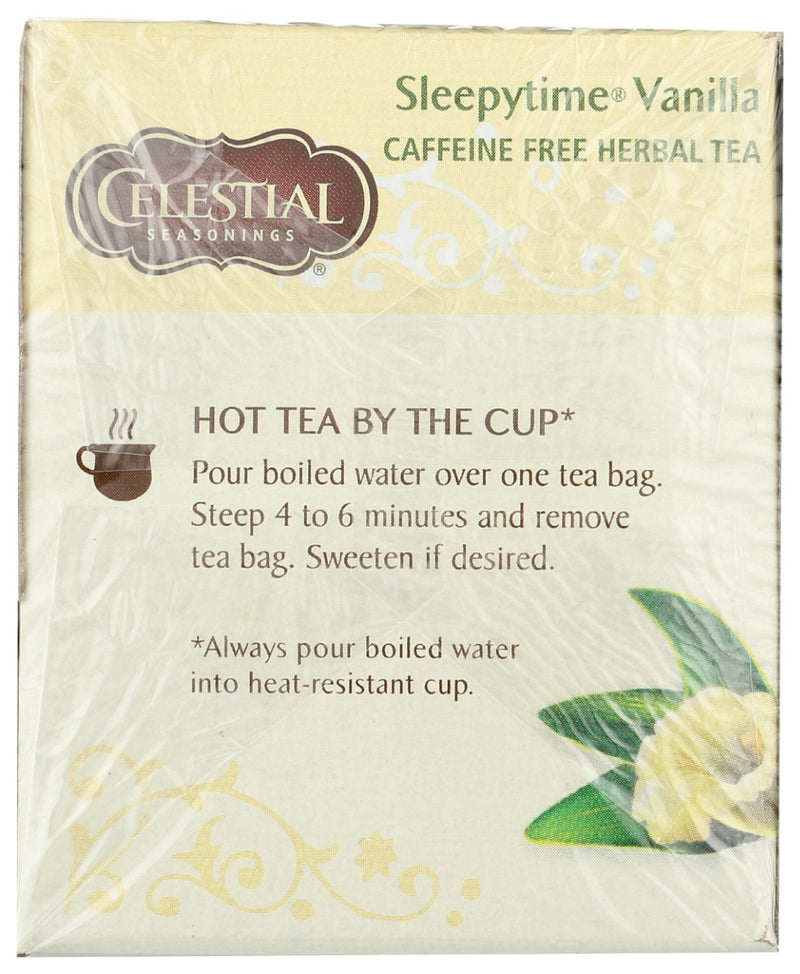 CELESTIAL SEASONINGS: Sleepytime Vanilla Herbal Tea, 20 bg