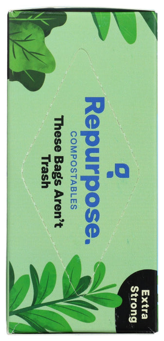REPURPOSE: Compostable Small Bin Bag 3gallon, 25 ea
