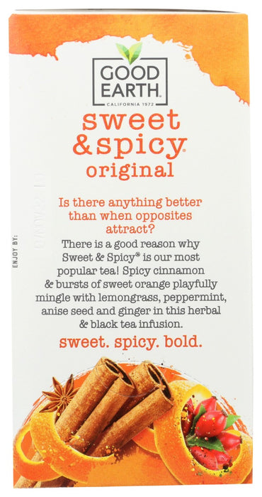 GOOD EARTH: Sweet and Spicy Original Tea, 18 bg