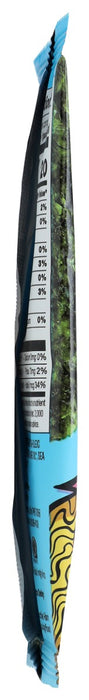 SEA MONSTERS: Simply Sea Salt Trayless Roasted Seaweed Snacks, 0.14 oz