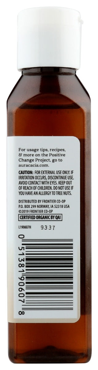 AURA CACIA: Organic Sweet Almond Skin Care Oil, 4 oz