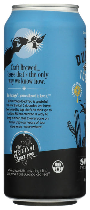 BLUE DURANGO ICED TEA: Sweetened Classic Iced Tea, 16 fo