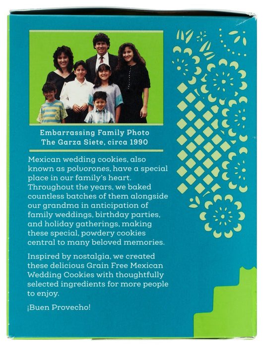 SIETE: Mini Mexican Wedding Cookies 8 Count, 5.36 oz