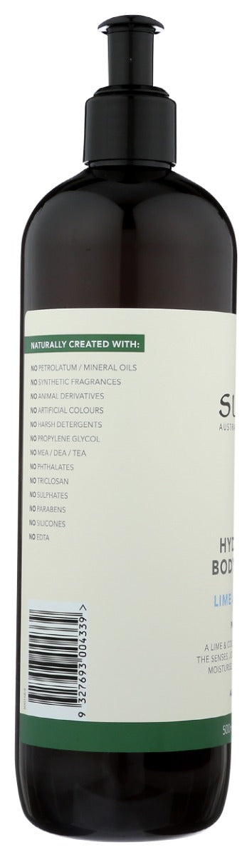 SUKIN: Lime and Coconut infused Hydrating Body Lotion, 16.9 fo