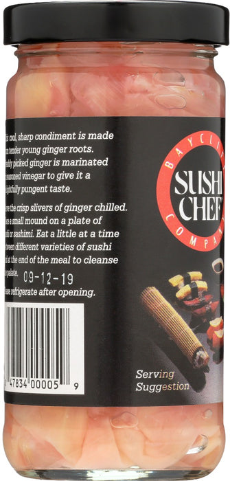 SUSHI CHEF: Pickled Ginger, 6 oz