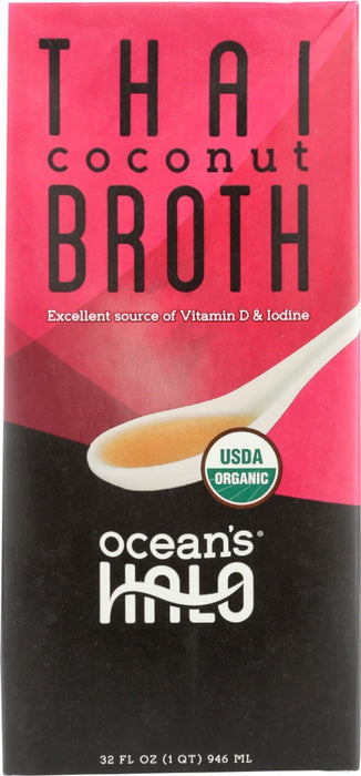 OCEANS HALO: Organic and Vegan Thai Coconut Broth, 32 fo