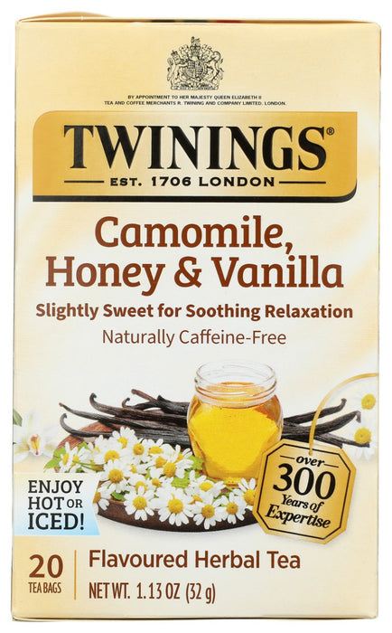 TWINING TEA: Camomile Honey and Vanilla Tea, 20 bg