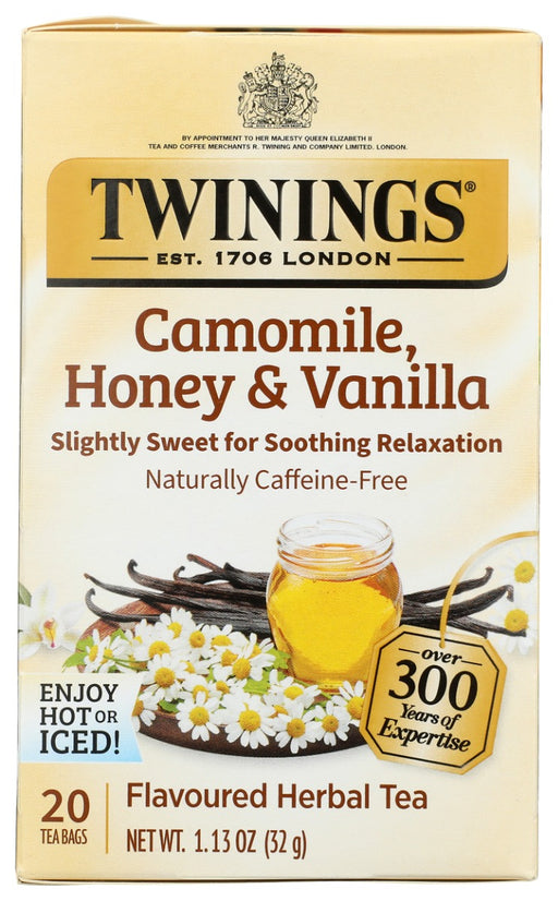 TWINING TEA: Camomile Honey and Vanilla Tea, 20 bg