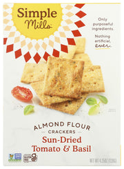 Bring some flavor into your day with our crowd-pleasing Tuscan flavor, made from real sun-dried tomatoes and basil. Great for charcuterie boards and kids' lunches or after school snacks.  

Made with a wholesome blend of almond flour, sunflower seeds &amp; flax seeds 
The perfect any-time snacking cracker, with nutrition packed into every crunch 
Certified Gluten-Free, Grain Free, Corn Free
Non-GMO Project Verified 
Paleo-Friendly 
Vegan