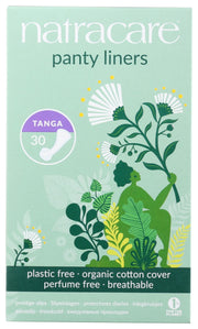 NATRACARE: Tanga Panty Liners, 30 pc